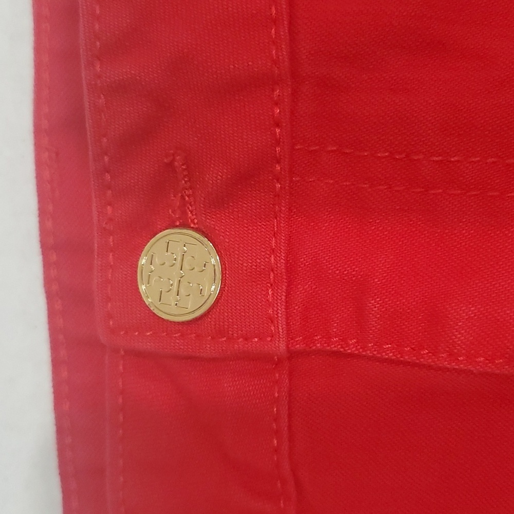 TORY BURCH DENIM MINI SKIRT SIZE 32 - Picture 4 of 6